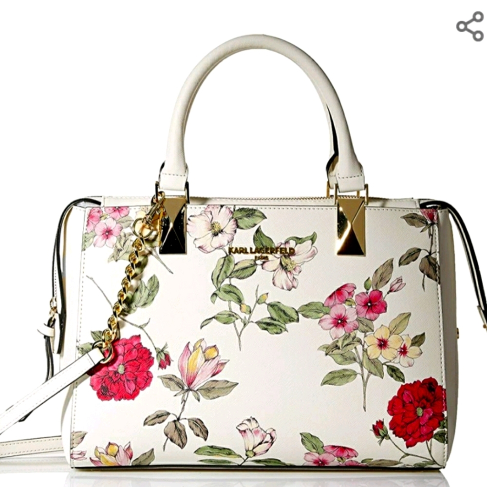 Karl lagerfeld floral bag.